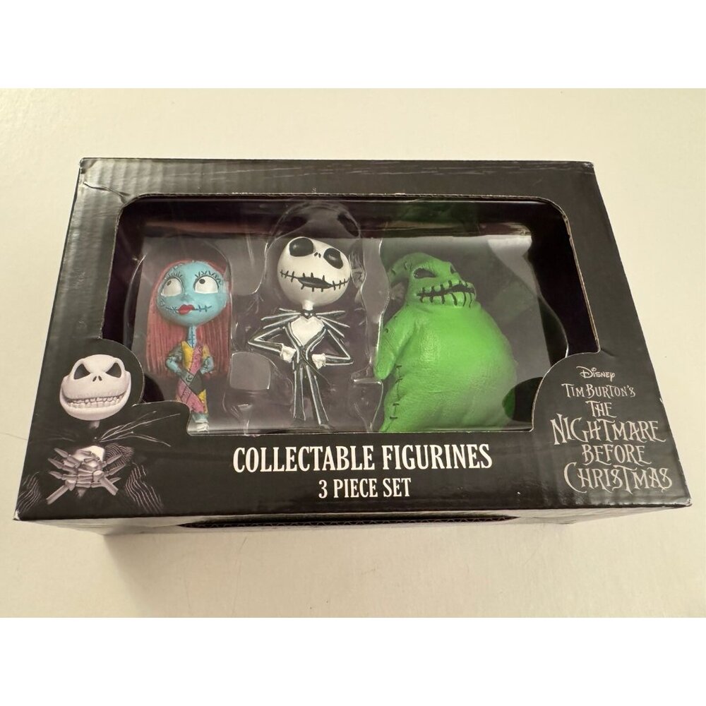 The Nightmare Before Christmas 3 Piece Figurine Set Sally Jack Oogie D23